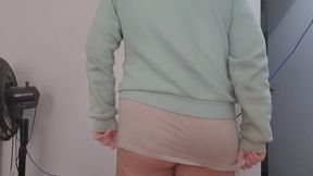 Shaking My Big Natural Ass Slowly – Booty Jiggle, Curvy Butt Close-Up, Soft Skin Movement and Sensual Ass Worship Fetish Video