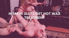 Hot Wax Treatment for Hitachi Sluts featuring Wax Play, Orgasm Control, Shoe Worship, BBW, Lesbian Domination, Dungeon with Courtney Trouble, Lita Lecherous, Ruby Riots - WMV HD