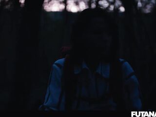 Lost in the Woods - Veronica Leal grows Futanari Dick From Native Tranny Ghost and Face Screws Vale Nappi
