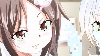 Japanese Hentai porn: Cherry gets her tight pussy drilled by Gal in part 1