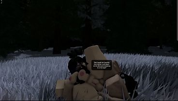 Fucking a Horny Military Girl in the Woods (Roblox)