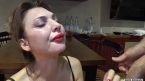 Pizza Spermale! Two Cocks and Two Cumshots for Dinner