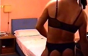 Shameless crossdresser amateur masturbation