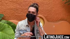 LatinoJuice.com - Long haired latino Ken drilled deeply by tanned hunk Marcos cock