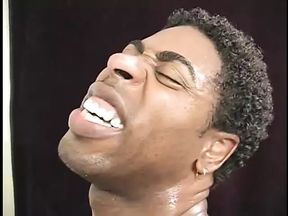 Slut gets her black pussy tongue and finger fucked before sucking a black cock