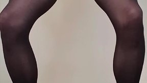 Big shemale cock cumming in pantyhose: a compilation