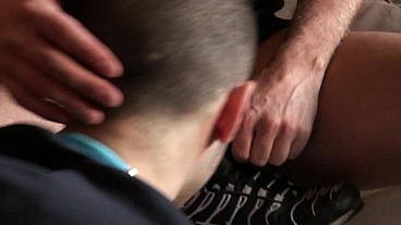 sneaker fetish gay bottom f ucked by a top dominant
