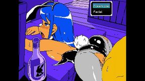 hero turns into sexy bunny girl all scenes/doggy style creampie + cg - cum goddess part 3