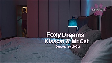 Caught in Bed! Step Sisters Sharing Their Step Brother - Kisscat & Foxy Dreams
