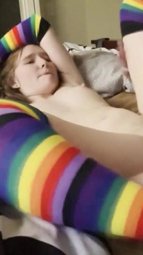 Memorable moment from &quot;He&#039;s Too Big For My Tiny Teen Holes - Creampied Pussy&quot;