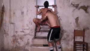 Wet Whipping for Casper's Initiation