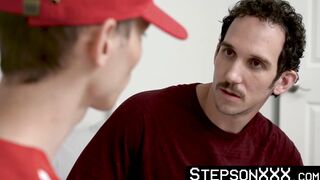 StepsonXXX.com - Hairy Lance Hart shaved my flaccid cock then proceeds to rim my ass