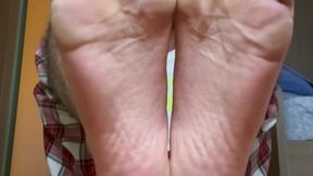 FEET JOI SMELLY BLACK SOCKS
