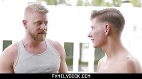 Kinky Lukas Stone Gives His Stepdad A Blowjob