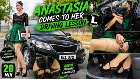 Anastasia Full Driving Lesson with Instructor Anastasia 1080 Full Video 44 Min