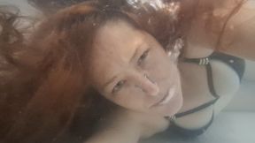 Sexy Underwater Bubble Tease - Holding My Breath & Blowing Bubbles