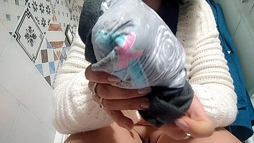 my diaper so full of...