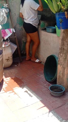 My Neighbor in the Morning Until She Invited Her Into My Room