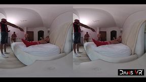 Lewd Lana Kneels And Takes Turns Deepthroating Matt And Porno Dan!