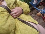 Pissing in my North Face fleece ;)