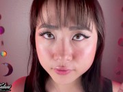 Your Asian Girlfriend Begging for Cum on her Ahegao Face -ASMR JOI