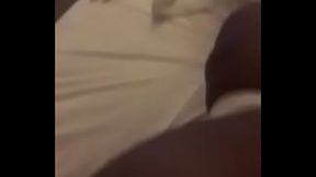 Ebony teen doggy style..