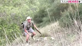 Huge Cock Sucked and Ridden by Inky Ladies Outdoors