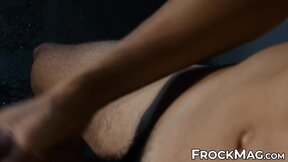 Gorgeous Ben Masters shoots creamy loads on his boss after stroking his thick ro