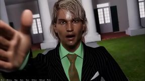 3D Hentai Anime Chick Rides Dick in Visual Novel Fantasy Scene