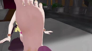 3d Foot Worship Game in Femdom-Verse Isekai #3 [Desktop Playthrough]