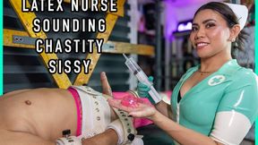 Latex Nurse Dominafire Sounding Tied up Sissy