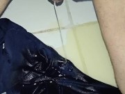 CHEATING, DESPERATE PISSING IN UNDERWEAR, I GET EVERYTHING WET, GOLDEN SHOWER, SUBMISSION, CLOSE UP