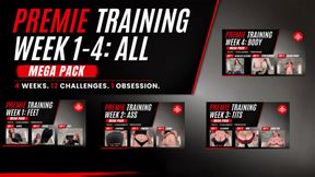 PREMIE TRAINING WEEK 1-4 ALL - Premature Ejaculation 1 HOUR MEGA PACK by Sadistichoneyb/Miss Honey