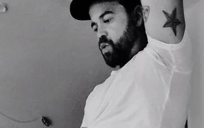 Big Muscular Gay Enjoys Solo Masturbation