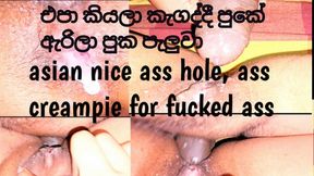 When the Sri Lankan girl screamed no, he punched her in the ass hole