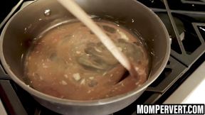 Stepson's cock&#x1F346; gets devoured by MILF Ariella Ferrera