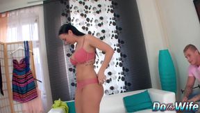 Big Ass Wife Evelyn Green Gets Fervidly Dicked in Front of Husband