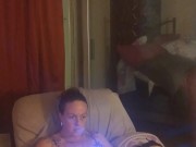 I am being recorded while I take off my micro mini dress and tease with my see through lingerie