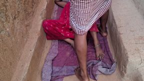 Indian Bhabhi playing outside