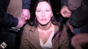 dirty milf wife sammie pie enjoys her fist dogging mission and loves sucking off strangers cocks