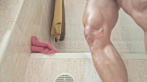 Gay Boy Fucks His Tight Ass with Huge Dildo in Many Places - Loud Moaning Compilation