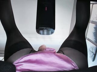 Wang Milked in Pink Satin Pants