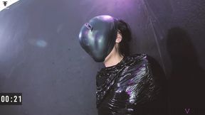 HD Moni Lee First Mummification Breath Play Bag Swimcap