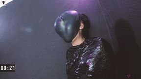 HD Moni Lee First Mummification Breath Play Bag Swimcap