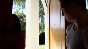 Jasmine Byrne Grins As She Receives A Cock Up Her Butt