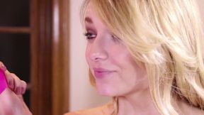 Carmen Callaway, Ela Darling, Sasha Heart, Bathroom Masked Lesbo 3some
