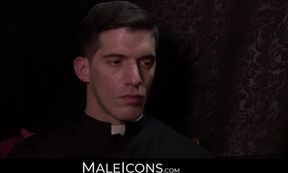 MaleIcons.com - Nick's tongue teasing Josh's hungry hole driving him wild with moans