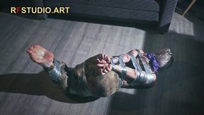 Astrid - TheCaught Thief - Tape Bondage and Struggling (UHD 4K MP4)