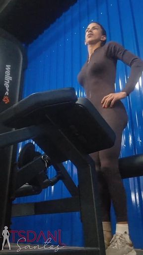 A Short Video at the Gym, Just Chilling, Doing My Workout.