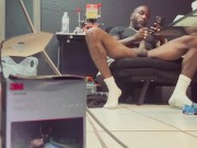 WTF Who put that camera there!? Full video on Onlyfans @CesarBelifonteUncut